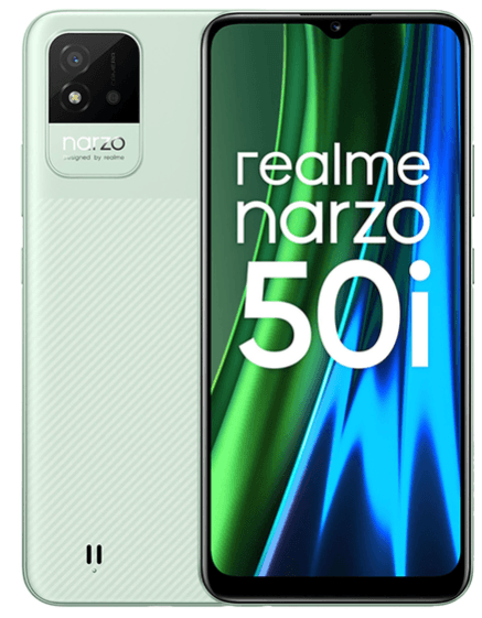 Realme Narzo 50i - 6.52 Inches - 4GB + 64GB - Mint Green