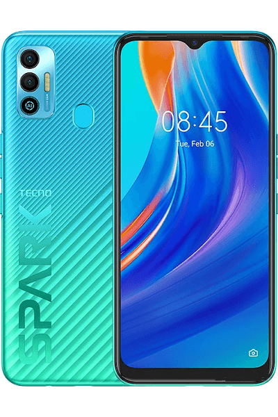 Tecno Spark 7T - 6.52 Inches - 4GB + 64GB - Jewel Blue