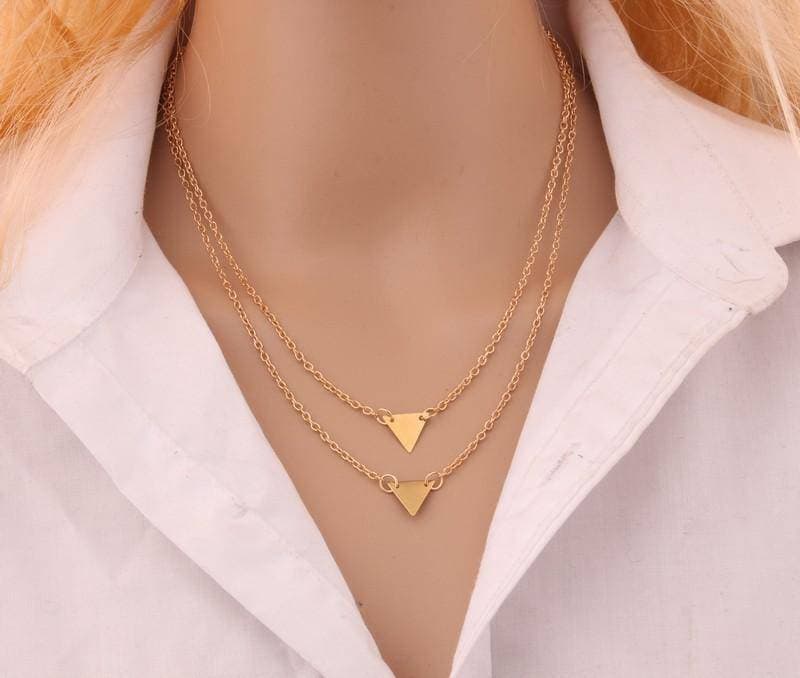 Cross Jewelry  Pendant Necklace Maxi Statement Necklace Chokers Necklace For Women - Golden