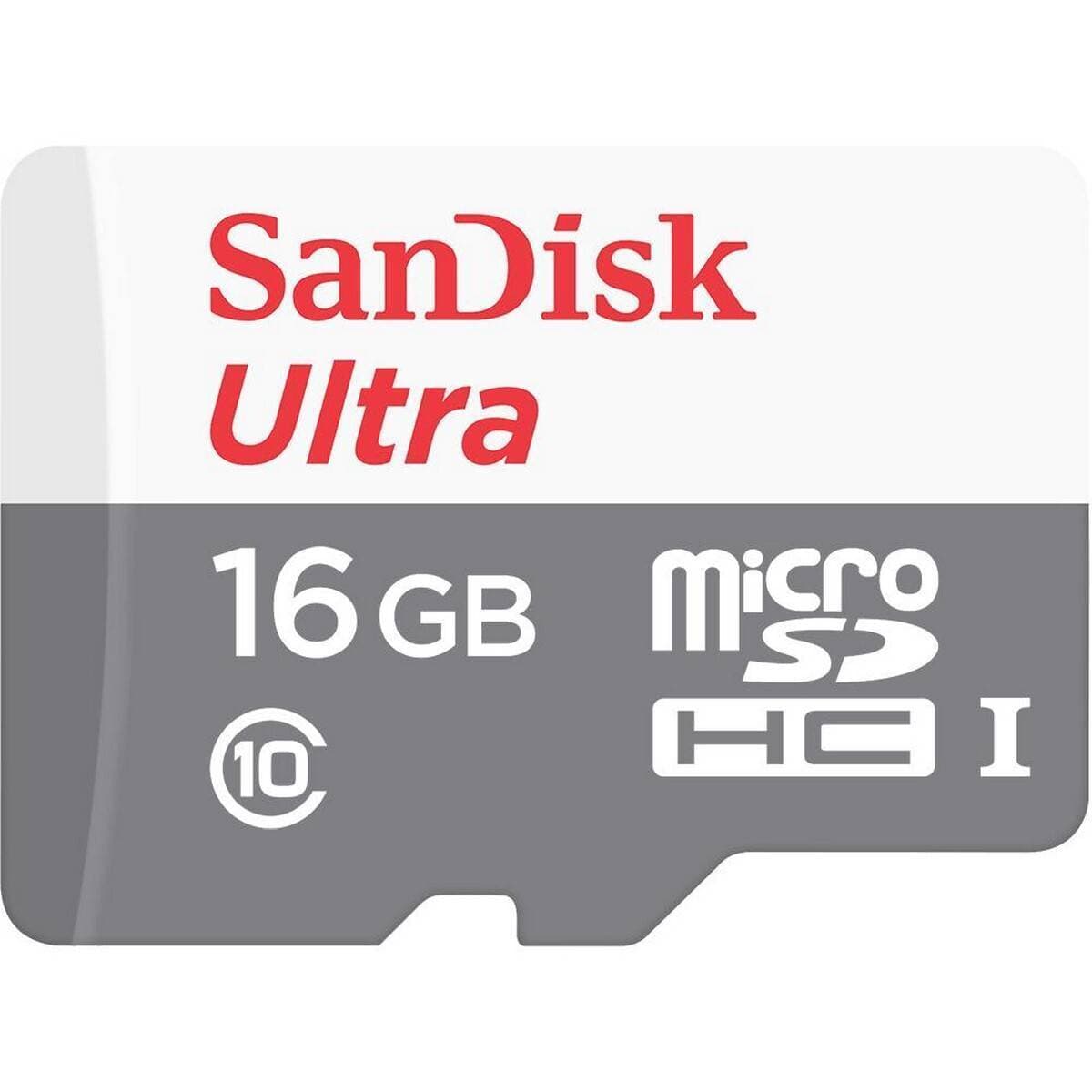 SanDisk 16Gb Ultra microSDXC Memory Card