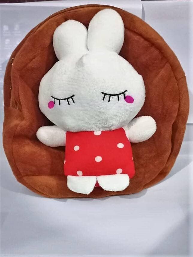 Plush Children Soft Shoulder Bag With Cute Cartoon, Animals And Dolls