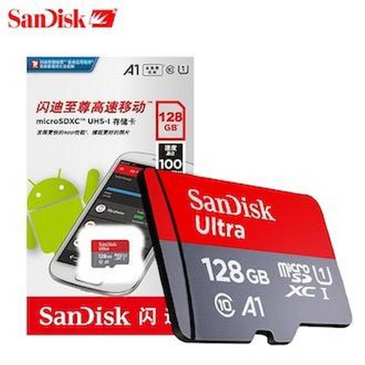 SanDisk Uhs-i Ultra 128GB Micro SD Memory Card
