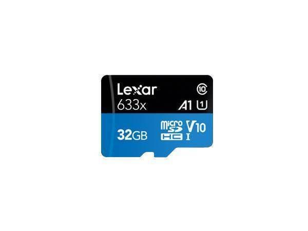 Lexar 32GB  High-Performance 633x 95MB/s MicroSDHC UHS-I Memory Card