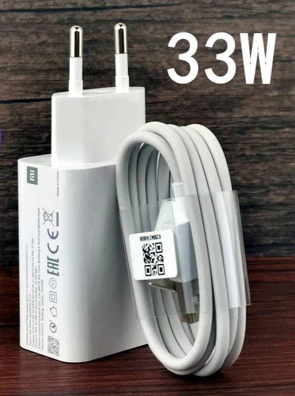 33W Charger Fast Turbo Charge Adapter USB Type C Cable