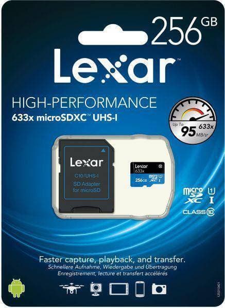 Lexar - 256GB Memory Card  95MB/s Speed