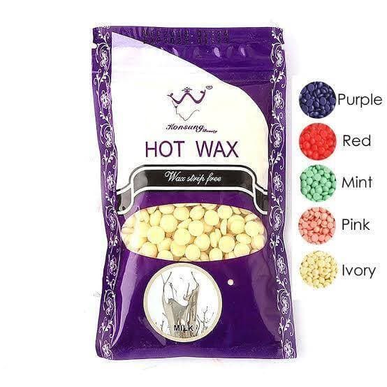 Konsung Beauty Hot Wax Hair Removal Beans Strip Free - 100g