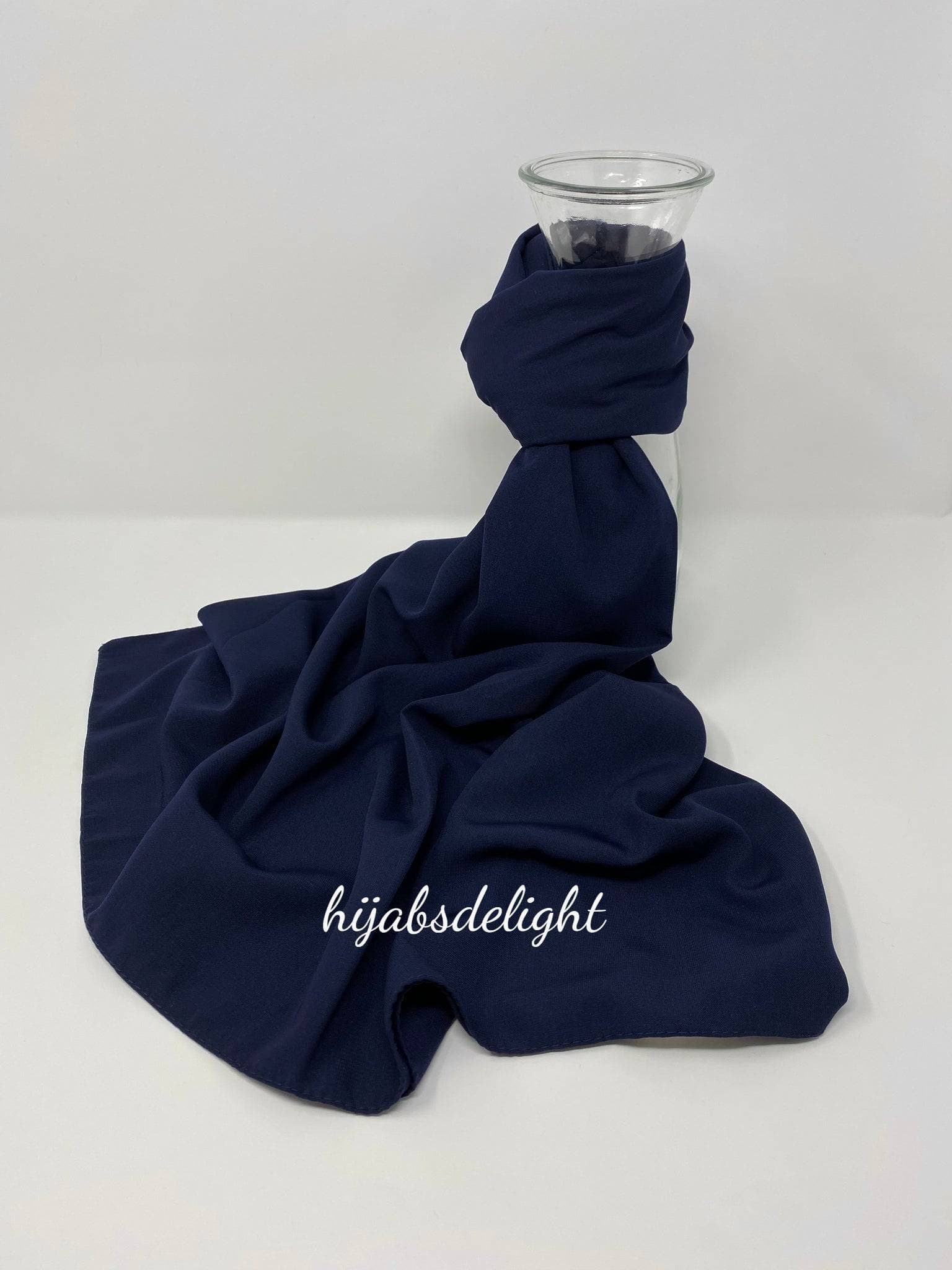 Georgette Hijabs - Wonderful product - Navy Blue colour