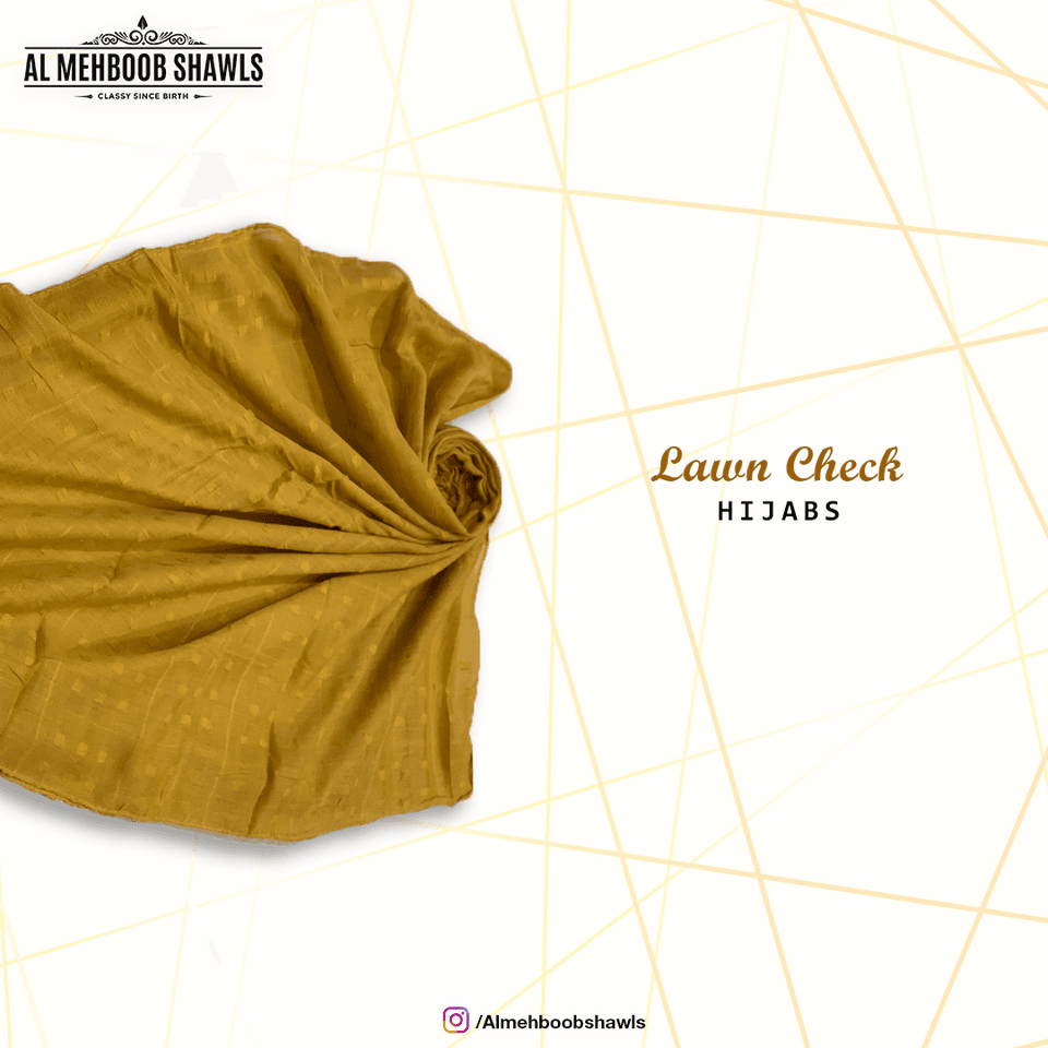 Lawn Check Hijabs - High Quality