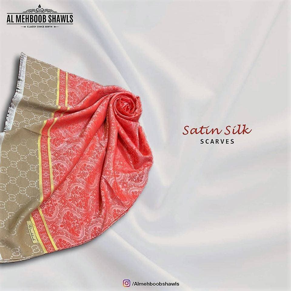 Satin Silk Scarves - High Quality
