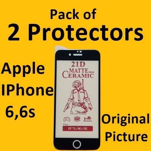 iPhone 6-6s Ceramic Matte Protector For 9D/11D/21D - 2 Protectors