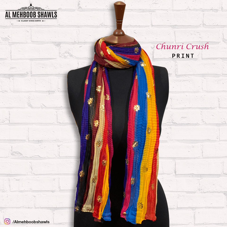 Chunri Crush Print - High Quality