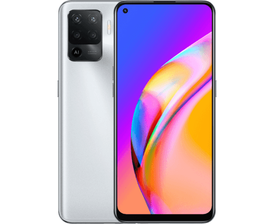 Oppo F19 Pro 8GB+128GB - Fantastic Crystal Silver