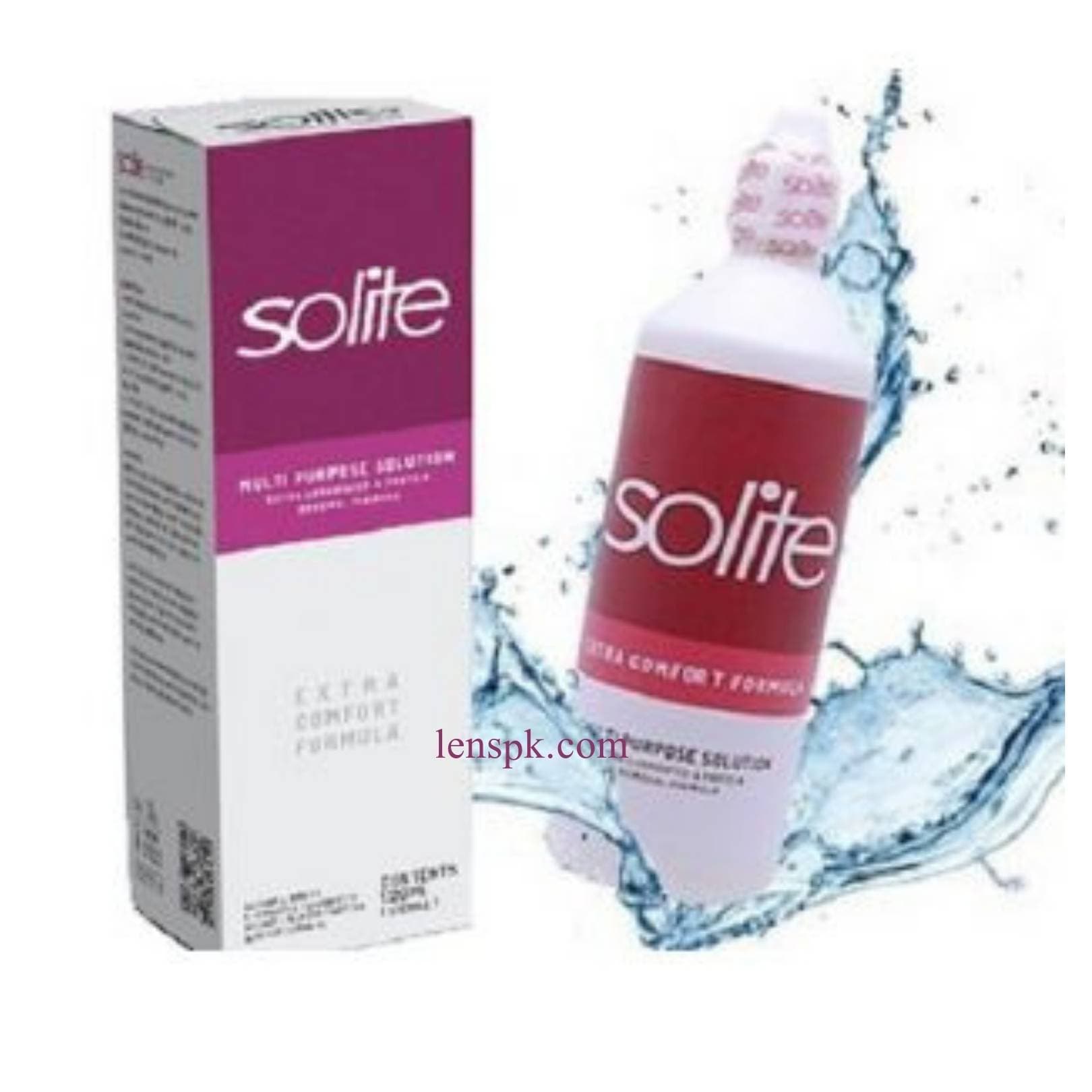 Solite Contact Lenses Solution - Original Eye Lens Water for all lenses