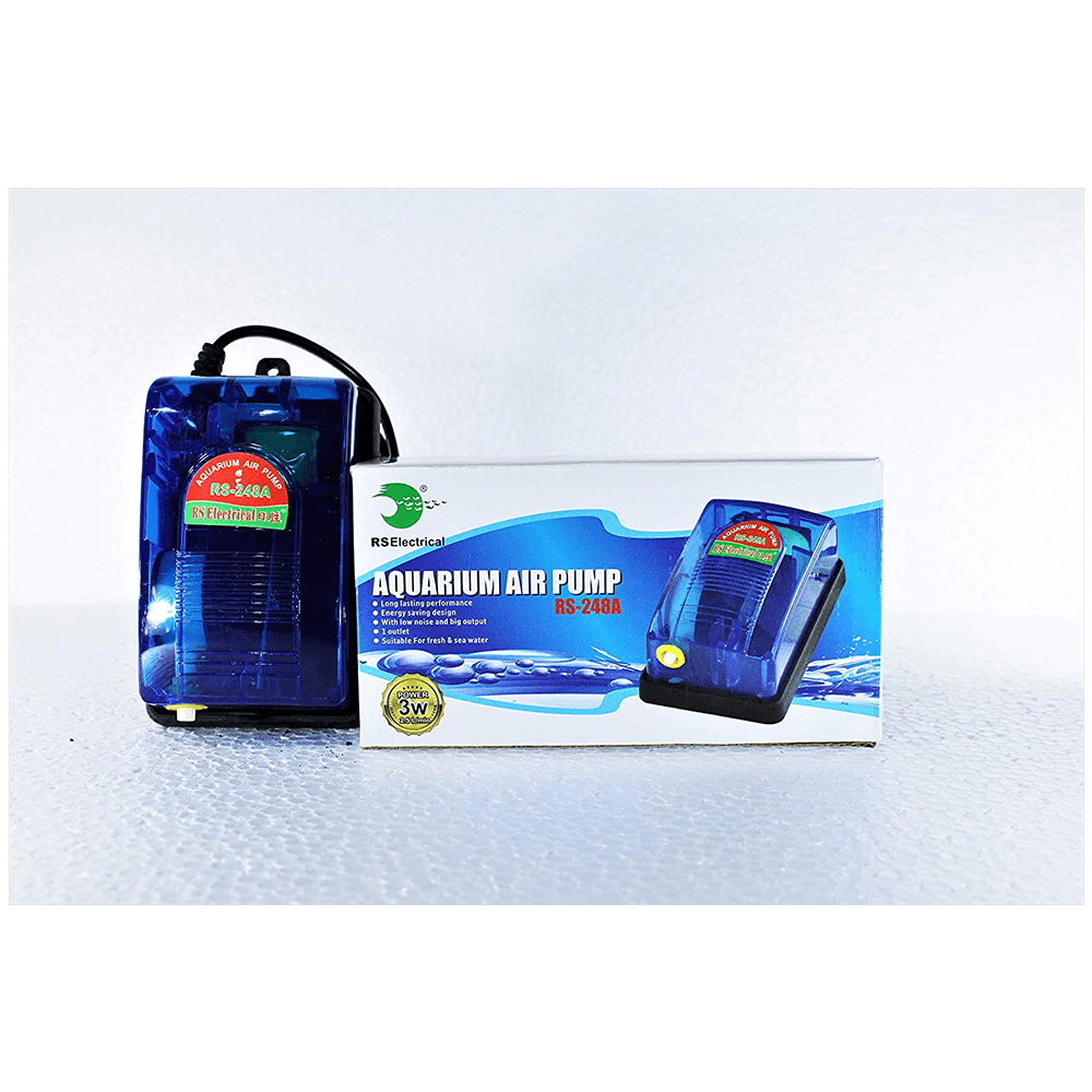 RS Electrical Aquarium Air Pump RS-248A, 3W