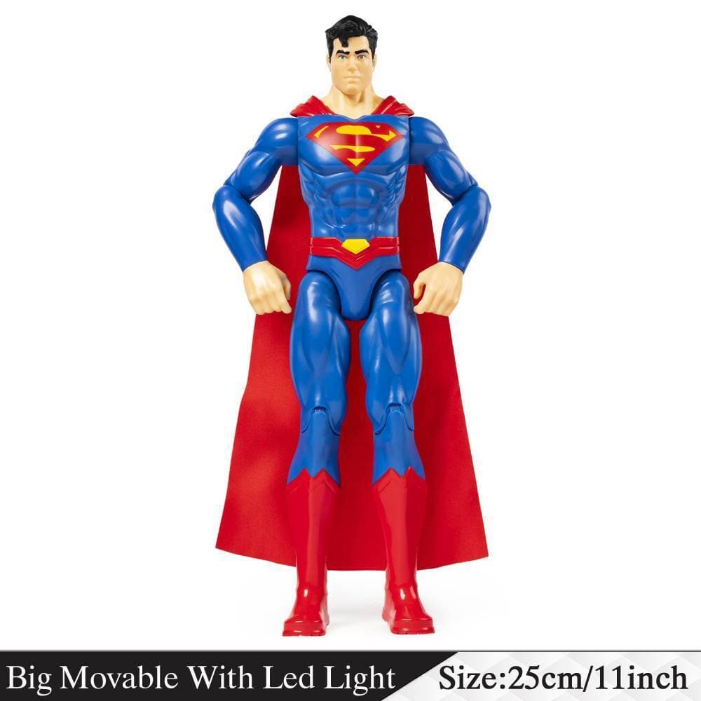 Big Large Size Superman Action Figures Toys Movable With Led Light - Size 28cm / 11 inch