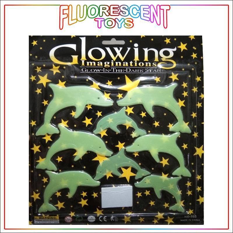 Fluorescent 3D Night Glowing Fish Shape Wall & Ceiling Decoration