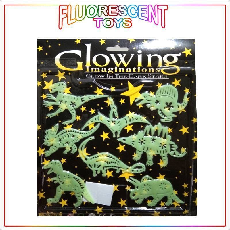 Fluorescent 3D Night Glowing Dinosaurs Shape Wall Decoration