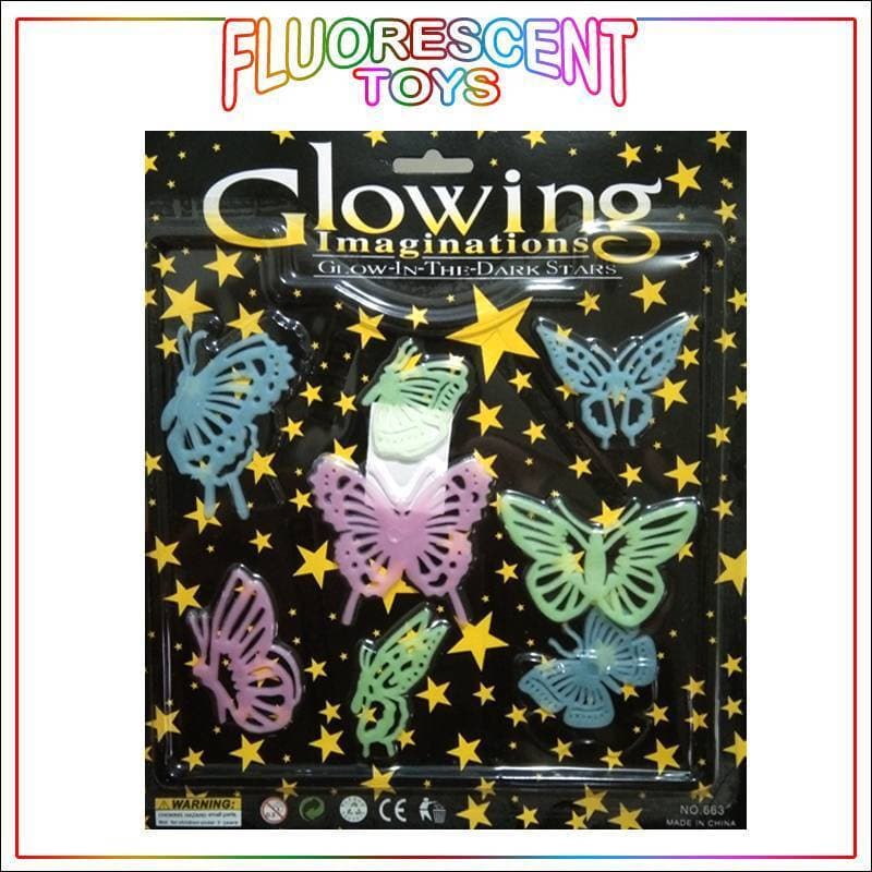 Fluorescent 3D Night Glowing Butterfly Shape Wall & Ceiling Decoration