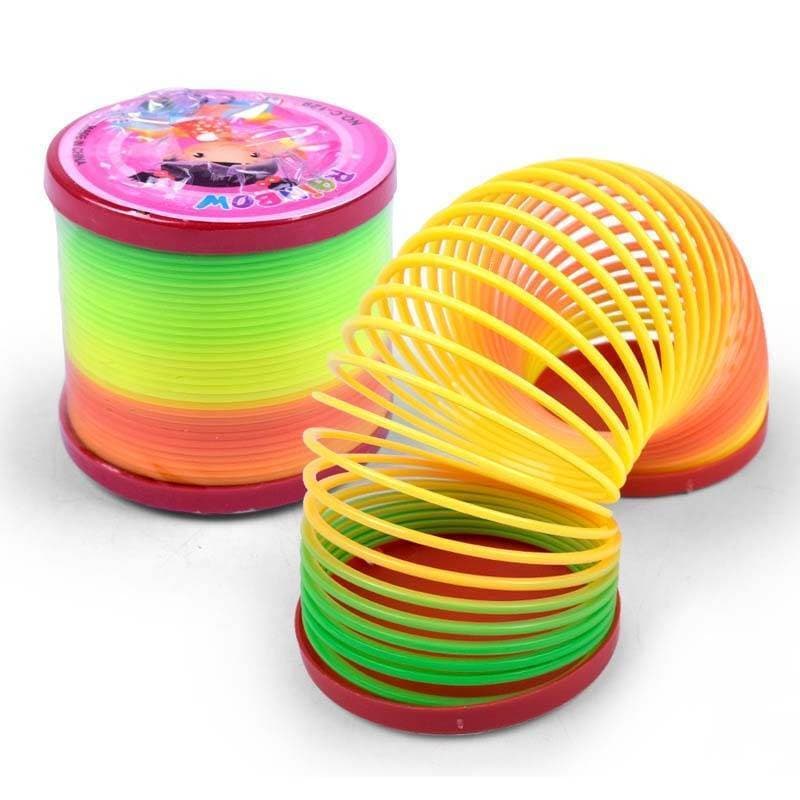 Magic Slinky Rainbow Springs Bounce Fun Toy For Kids and boys