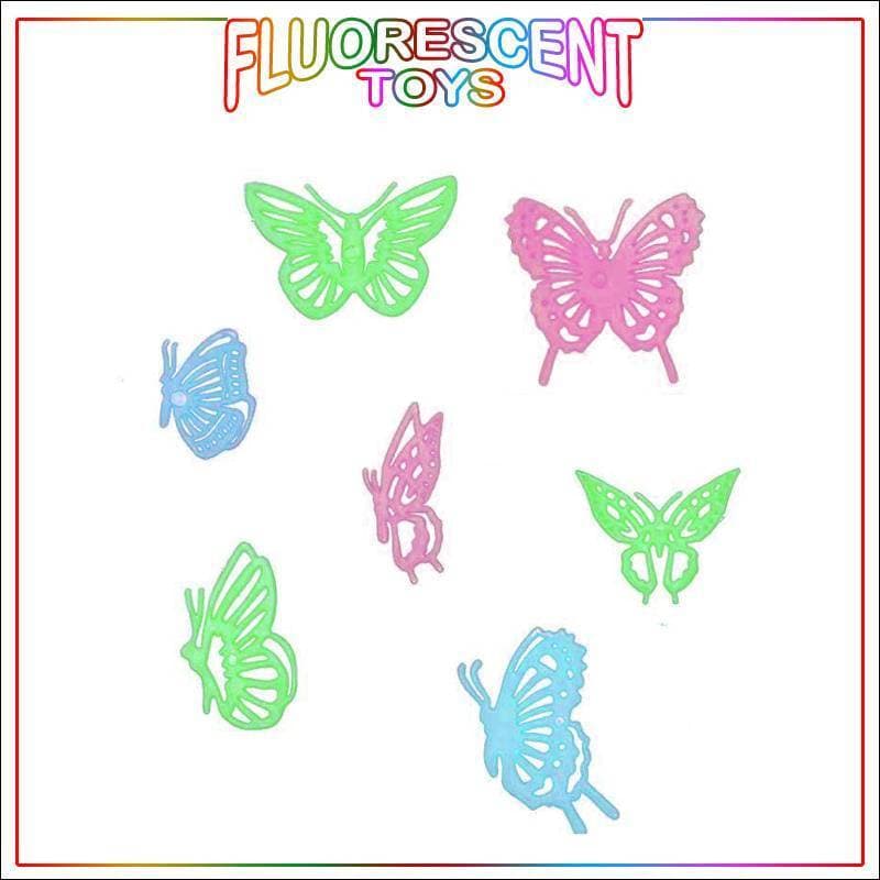 Fluorescent 3D Night Glowing Butterfly Shape Wall & Ceiling Decoration 01