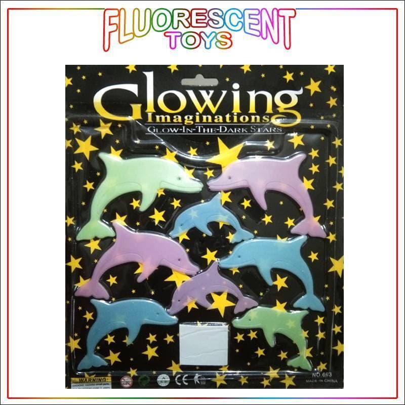 Fluorescent 3D Night Glowing Fish Shape Wall & Ceiling Decoration 01