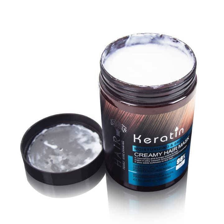 Keratin Moisturizing & Smooth Creamy Hair Mask 500ml