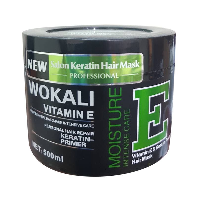 Wokali Vitamin E – Professional Keratin Hair Mask Moisture Intense Care – 500ml