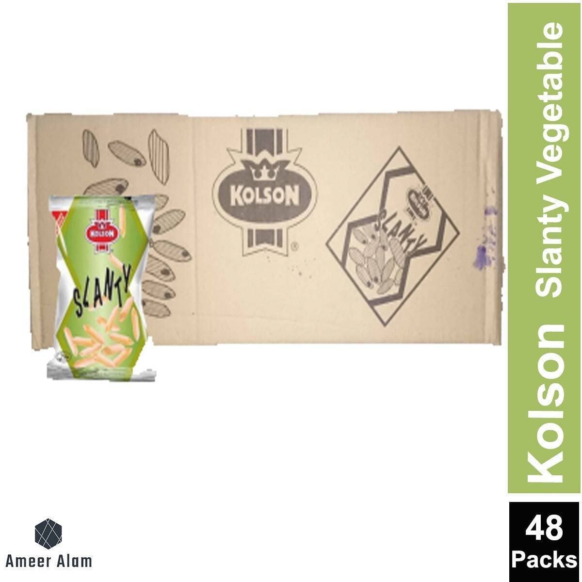 Kolson Slanty Vegetable - Pack of 48 PCS