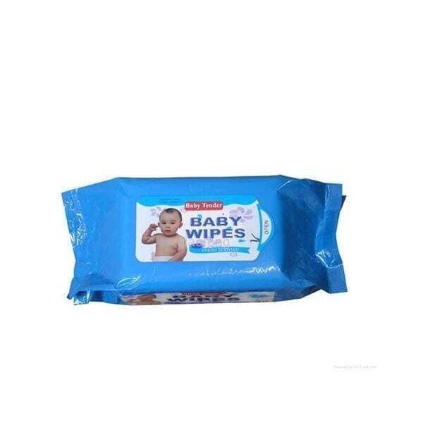 Baby Tender Baby Wipes Pack of 72 Alcohol Free