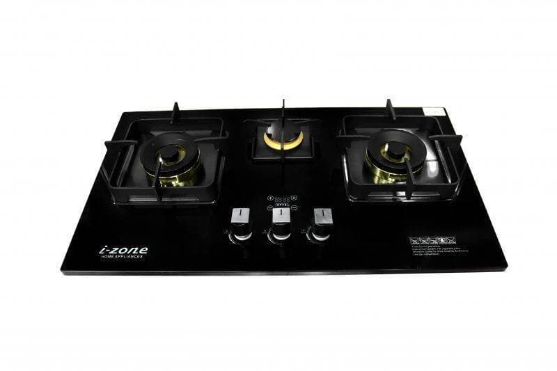 IZONE Kitchen Hob ATL-899(3brn Brass Glass+timer)
