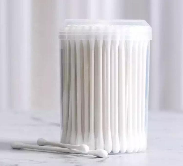 Cotton Buds in plastic Jar