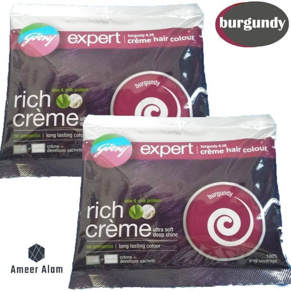 Godrej Hair Dye-Burgundy - Pack Of 2