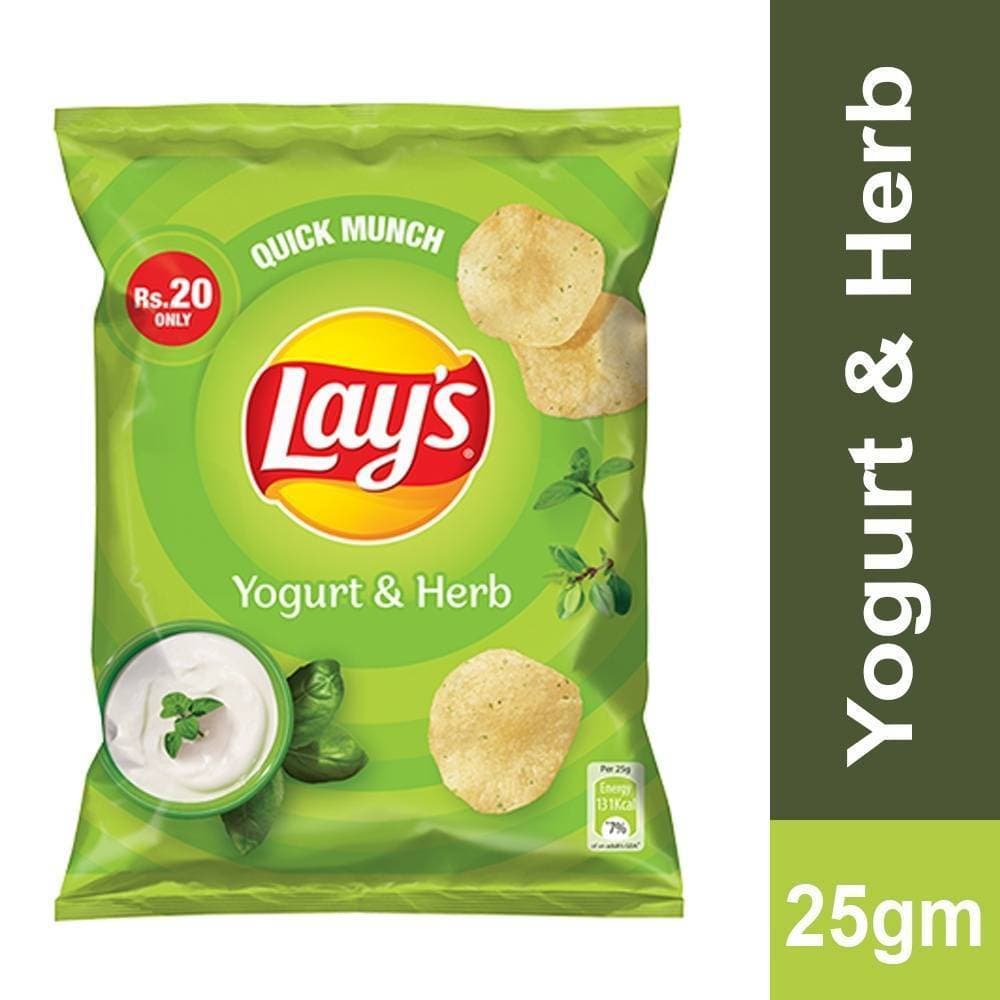 Lays Yogurt & Herb - | Pack Of 3