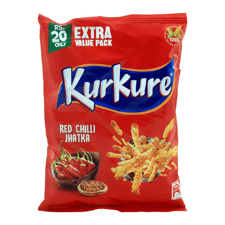 Kurkure Red Chilli Jhatka - | Pack Of 12