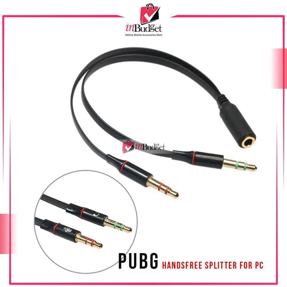 1pcs 3.5mm Y Splitter Headphone Mic Audio Adapter Female to 2 Male Headphone Headset to PC Adapter Aux Stereo Adapter Cable