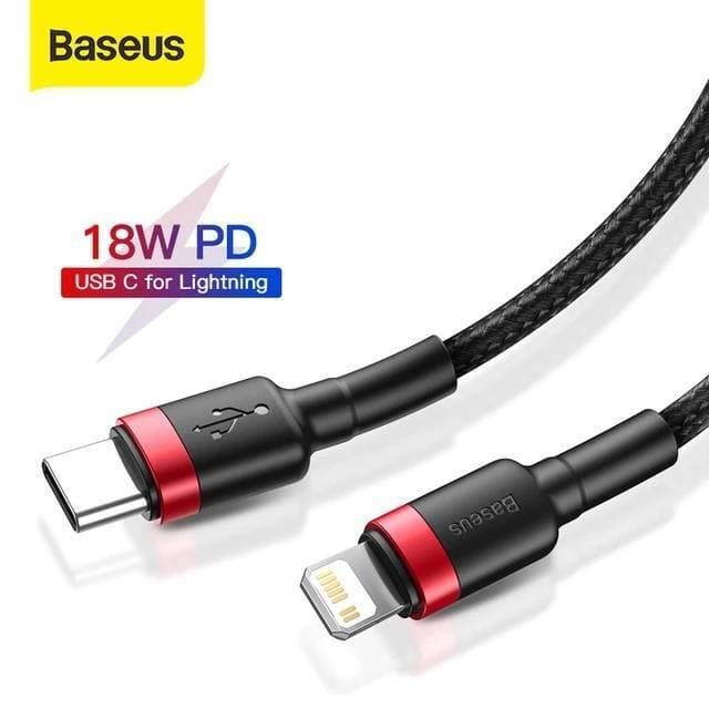 Baseus USB Lightning Charging Data Cable - 18W - 2M