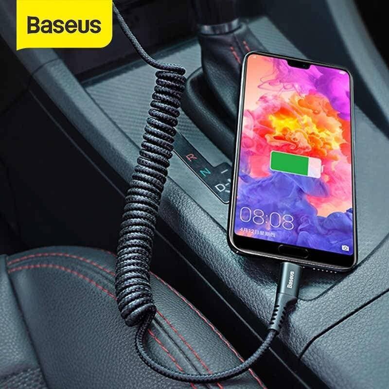 Baseus Retractable USB Wire Cord Type C Cable