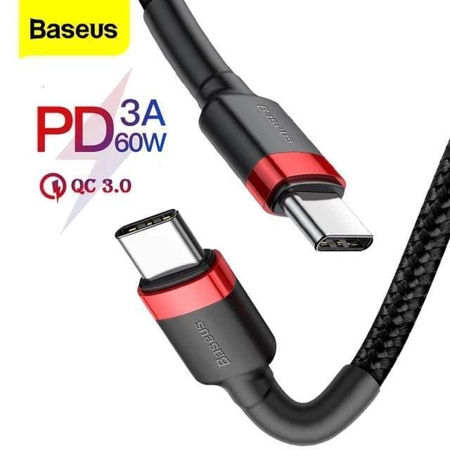 Baseus USB Type C Charging Cable For Samsung S10, Xiaomi Smart Phone