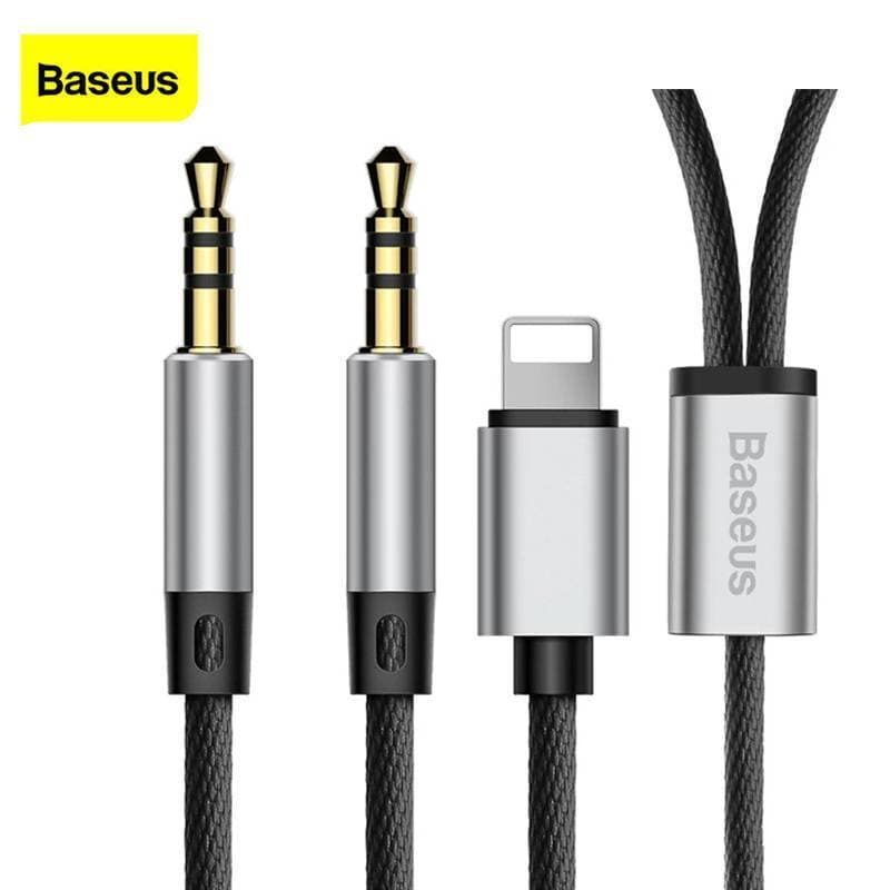 Baseus Data Cable & Audio Aux Adapter For iPhone