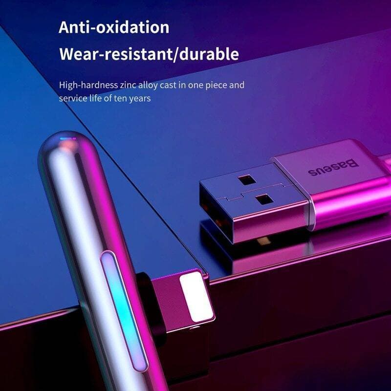 Baseus 90 Degree USB Lightning Charging Data Cable -2M