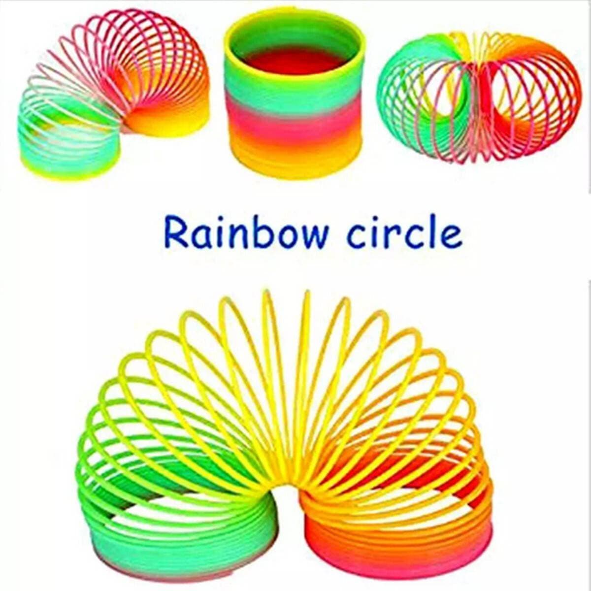 Magic Slinky Rainbow Springs Bounce Fun Toy For Kids
