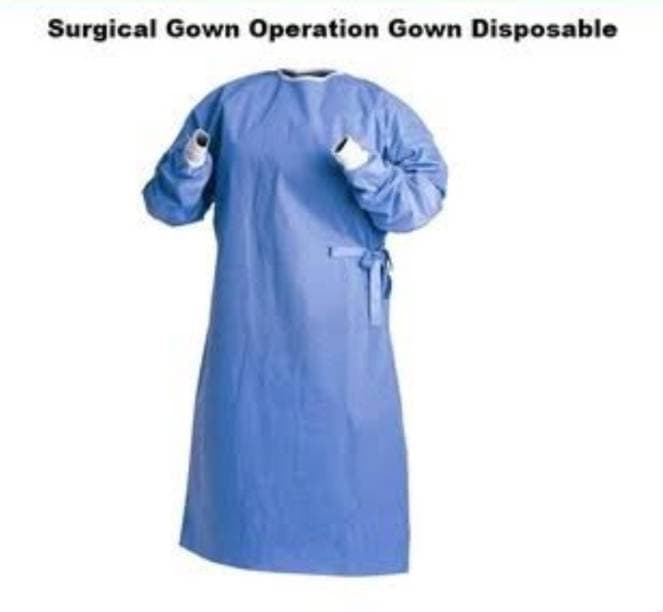 Three Pieces Of Disposable Gowns For Personal Safety