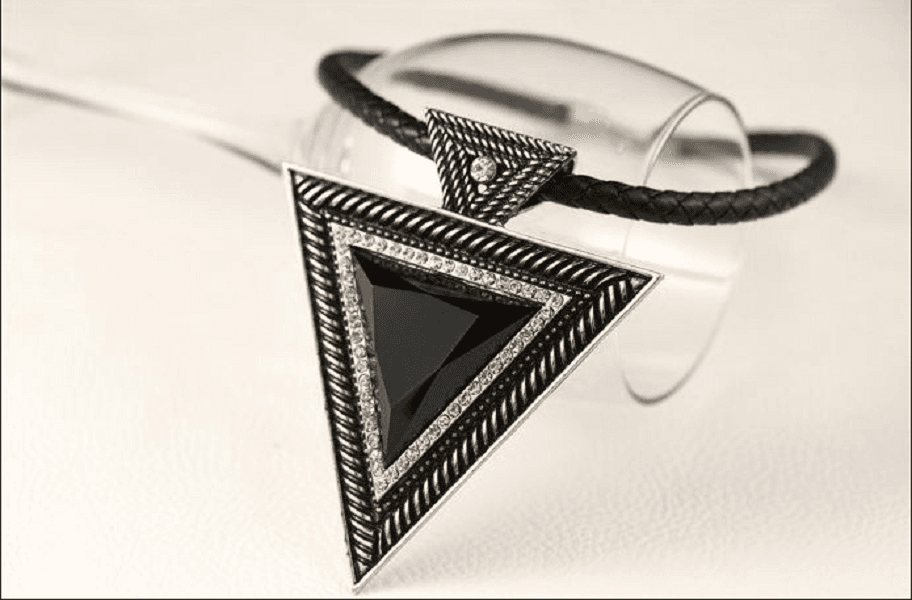 Vintage Triangle Pendant