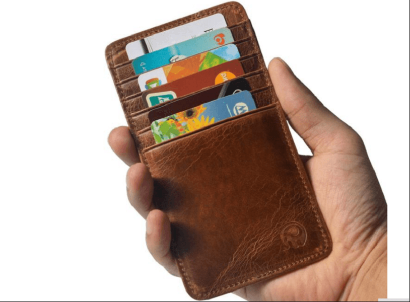 Leather Card & Currency Holder