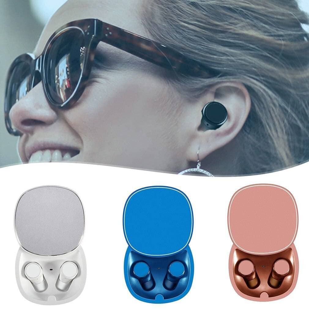 TWS-06 Wireless Bluetooth Headset Mini Wireless Earbud (Rose Gold)
