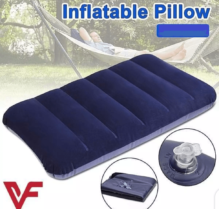 Portable Inflatable Air Pillow For Rest Bed Travel Cushion