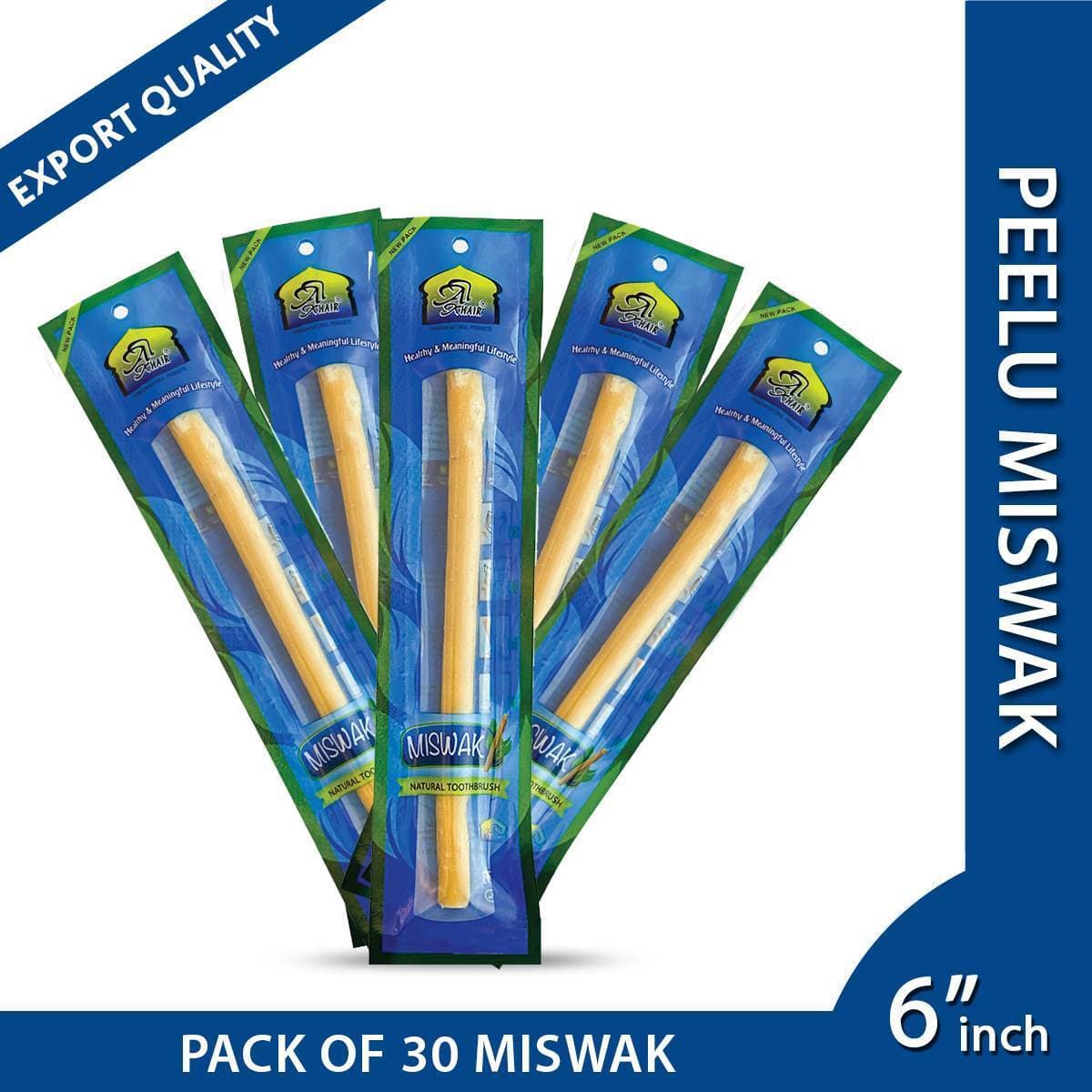 AL khair Miswak - Pack of 30 pcs  Peelu Miswak