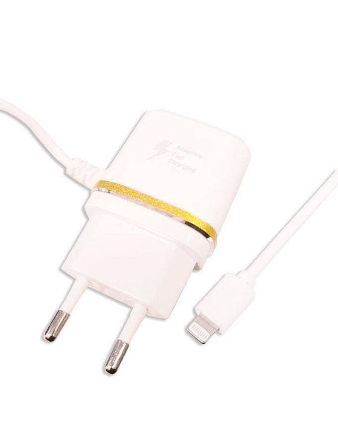 HKT 3.1 Fast Charger With Cable and USB Port For iPhone
