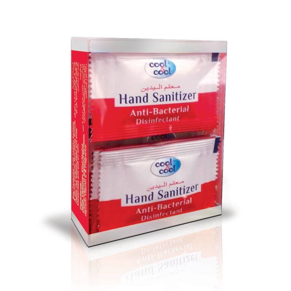 Disinfectant Hand Sanitizer Anti-Bacterial Sachet 20's