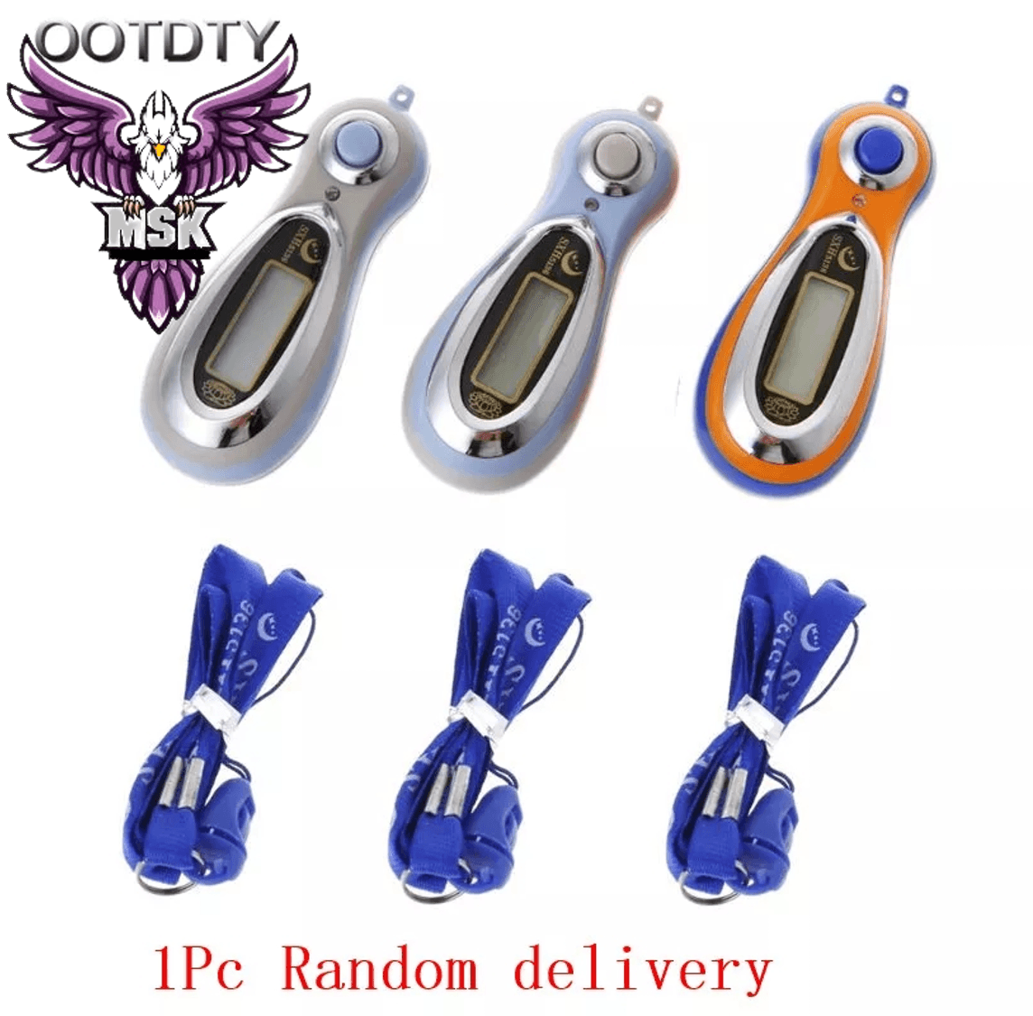 New 2021 Hot LCD Display Electronic Digital Tally Counter Manual Counters With Lanyards Random Color